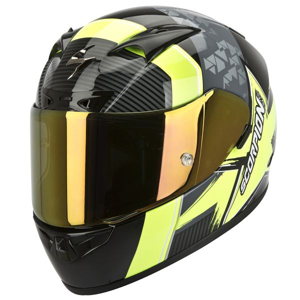 Full Face Scorpion EXO 710 Air Crystal Yellow Fluo