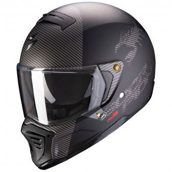 Casque Full Face Scorpion EXO-HX1 Hostium Matt Black Silver Casque Full Face Scorpion EXO-HX1 Hostium Matt Black Silver