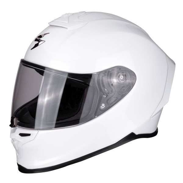 Scorpion Exo R1 Air Blanc Nacre + Kit Bluetooth 5S