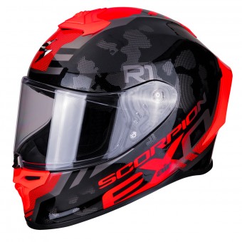 Full Face Scorpion Exo R1 Air Ogi Black Red