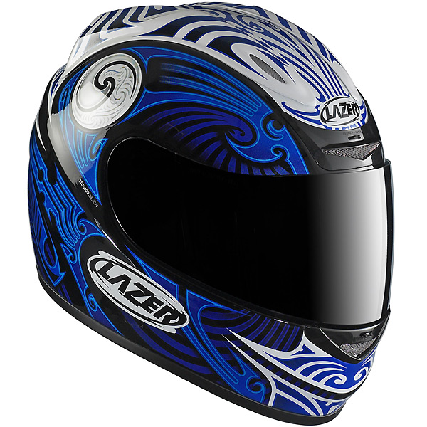 Full Face Lazer Fiber-Pro Maori Black Blue