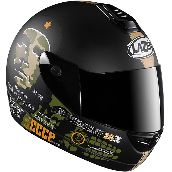 Full Face Lazer LZ6 M26 Black Green Brun Mat