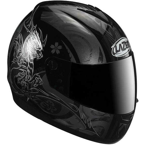Full Face Lazer Vertigo Aikido Black Grey