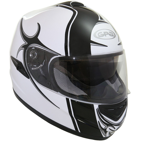 Full Face GPA X7 DS  Assym�tric White Metal Black