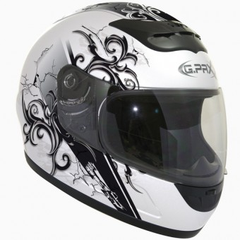 Full Face GPAX Regular Haka White Metal Black