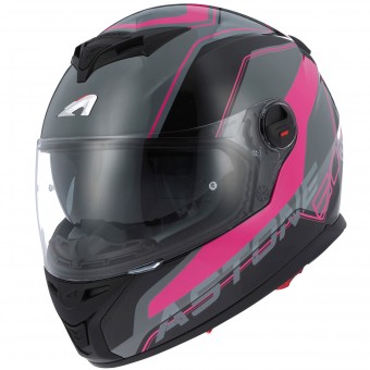 Full Face Astone GT 800 Wire Black Pink