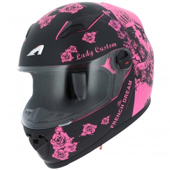 Full Face Astone GT2 Lady Custom Black Pink