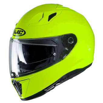 HJC i70 Fluo Green + Kit Bluetooth Sena SMH5 Solo
