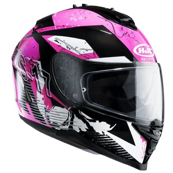 Full Face HJC IS17 Pink Rocket MC8
