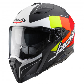 Full Face Caberg Jackal Imola Matt Black Multifluo