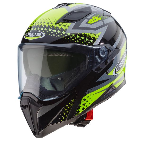 Full Face Caberg Jackal Supra Yellow Anthracite Black