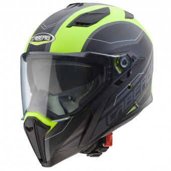 Full Face Caberg Jackal Supra Noir Anthracite Jaune Fluo