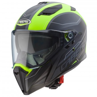 Full Face Caberg Jackal Supra Matt Black Anthracite Yellow