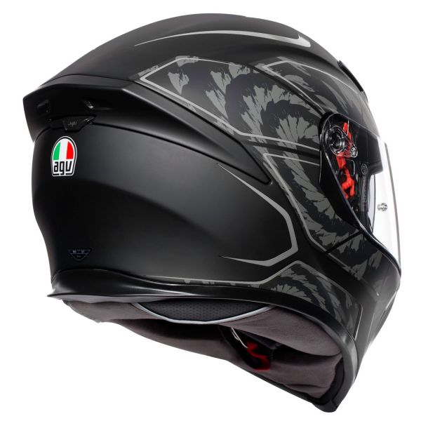 AGV K-5 S Tornado Black Silver