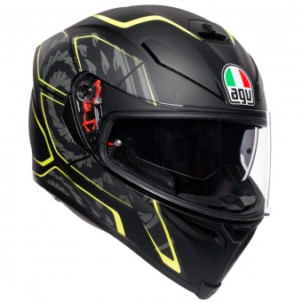 Full Face AGV K-5 S Tornado Black Yellow Neon