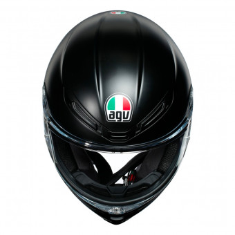 AGV K-6 Minimal Pure Matt Black White Red