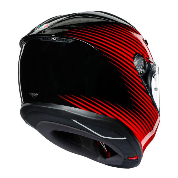 AGV K-6 Rush Black Red