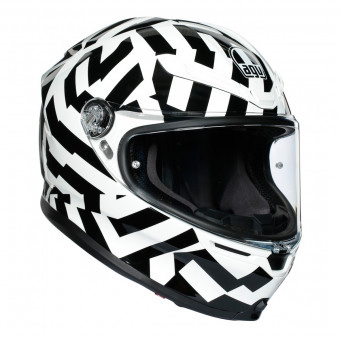 Full Face AGV K-6 Secret Black White