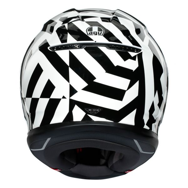 AGV K-6 Secret Black White