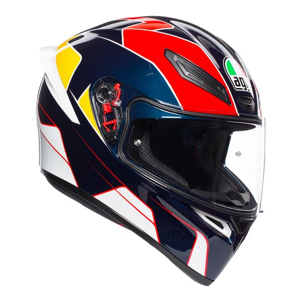Full Face AGV K1 Pitlane Blue Red Yellow