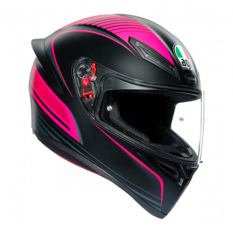 Full Face AGV K1 Warmup Black Pink