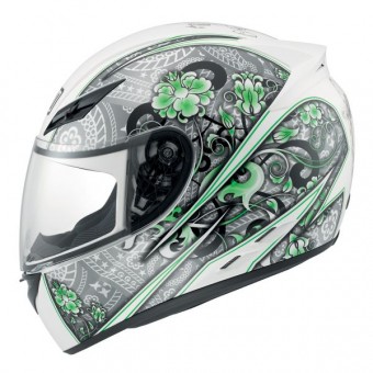 Full Face AGV K3 Multi Crew White Silver Lime
