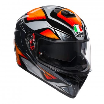 Full Face AGV K3 SV Liquefy Black Orange