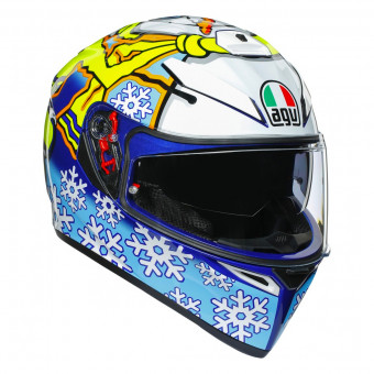Full Face AGV K3 SV Rossi Winter Test 2016