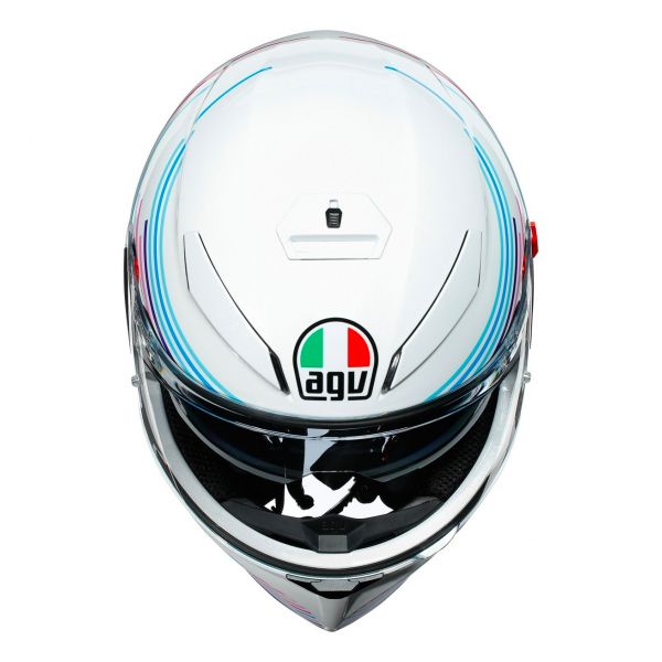 Helmet AGV K3 SV Sakura Pearl White Purple in stock