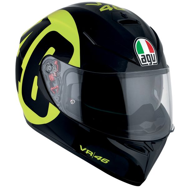 Helmet AGV K3 SV Top Bollo 46 Black Yellow at the best price | iCasque.co.uk