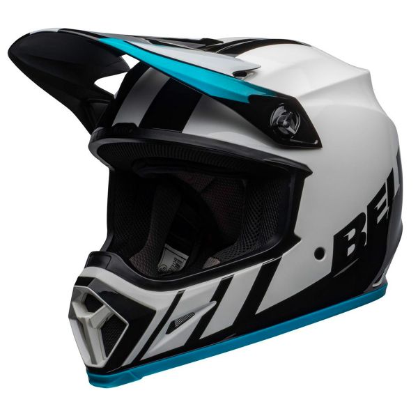 Motocross Bell MX-9 Mips Dash White Blue