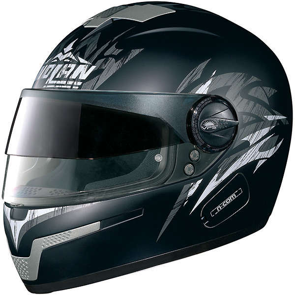 Full Face Nolan N84 Target NCom Flat Black N� 34
