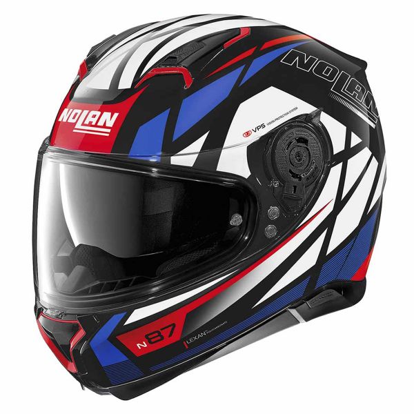 Full Face Nolan N87 Originality N-Com Black Blue 64