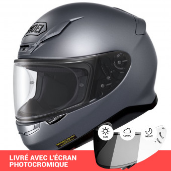 Full Face Shoei NXR Pearl Grey + Photocromic Visor