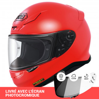 Full Face Shoei NXR Shine Red + Photocromic Visor