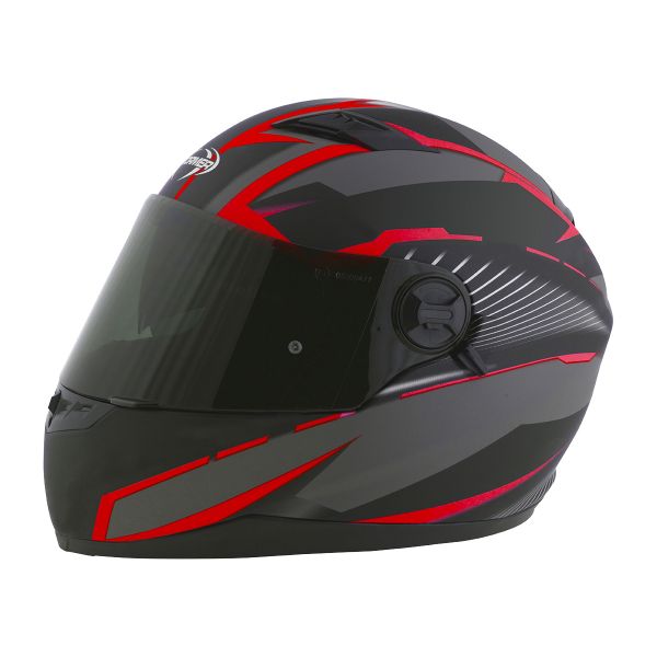 Full Face Stormer Pusher Xenon Red Matt