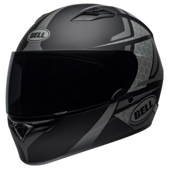 Full Face Bell Qualifier Flare Matte Black Grey