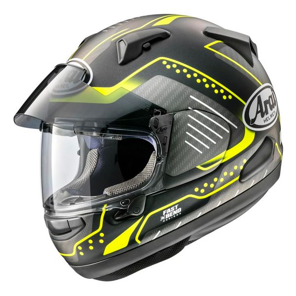 Helmet Arai QV-PRO Drone Fluor Yellow in stock