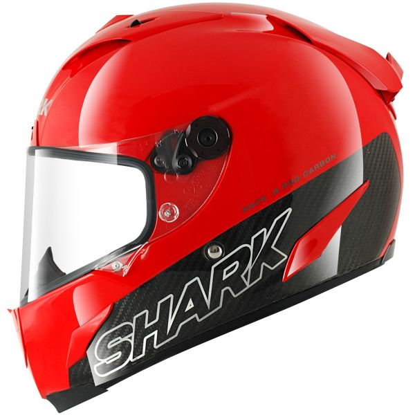 Full Face Shark Race-R PRO Carbon Blank RED