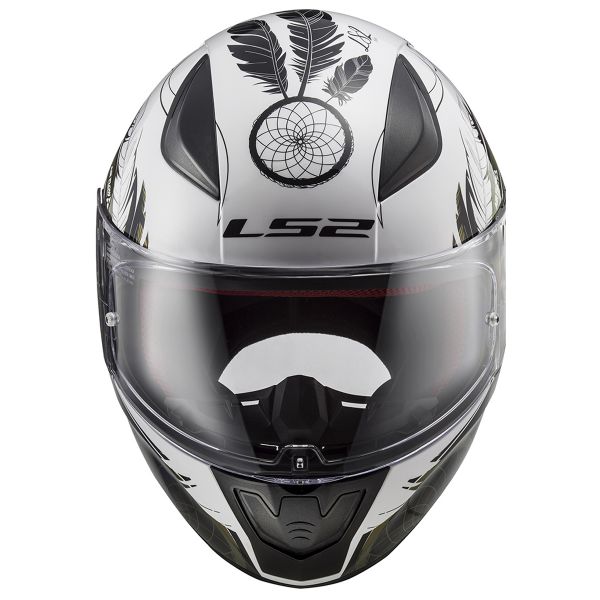 LS2 Rapid Boho White Black Pink FF353
