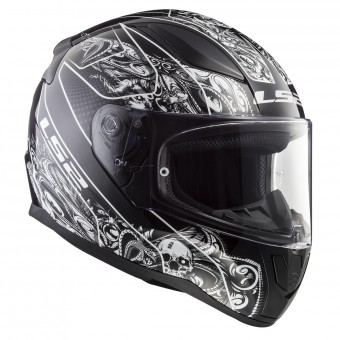 Full Face LS2 Rapid Crypt Black White FF353