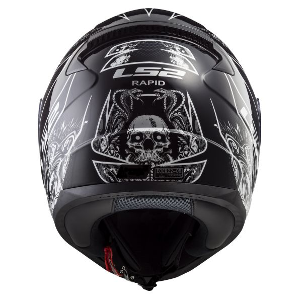 LS2 Rapid Crypt Black White FF353