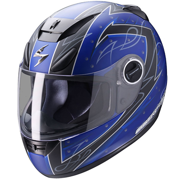Full Face Scorpion EXO 700 Rivet Blue