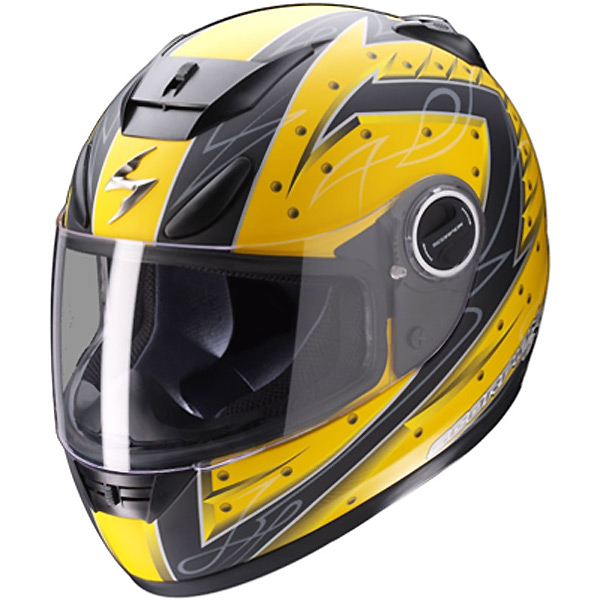 Full Face Scorpion EXO 700 Rivet Yellow