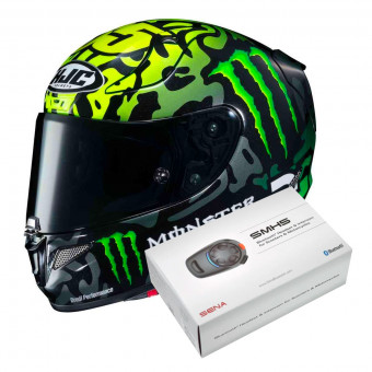 Full Face HJC RPHA 11 Crutchlow Special MC4H + Kit Bluetooth Sena SMH5