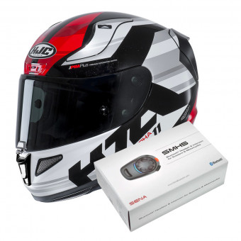 Full Face HJC RPHA 11 Naxos MC1 + Kit Bluetooth Sena SMH5