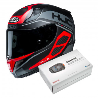 Full Face HJC RPHA 11 Saravo MC1SF + Kit Bluetooth Sena SMH5