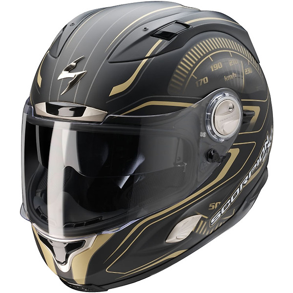 Full Face Scorpion EXO 1000 RPM SPEED BLACK GOLD