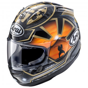Full Face Arai Rx-7 V Pedrosa Spirit Gold