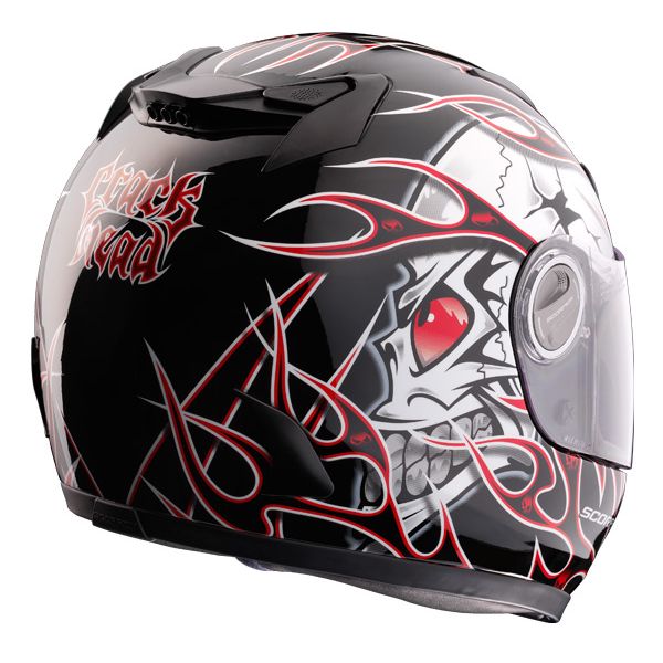 Scorpion EXO 700 Crackhead Red